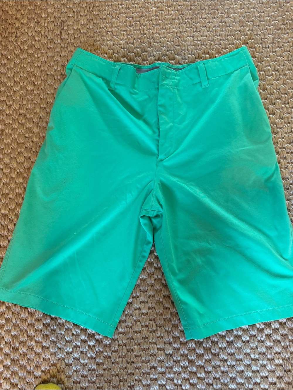 Under Armour Bright Teal Green Kids' Athletic Shorts
